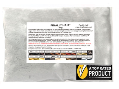 Hair Fibers in 23 Colors Choose A Size - Finally Hair 