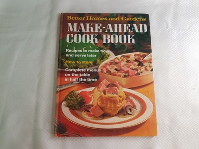 Better Homes & Gardens Make-Ahead Cookbook 1971 Hardback -image