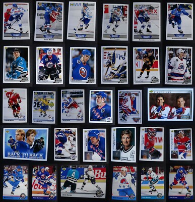 1992-93 Upper Deck Hockey Cards Complete Your Set You U Pick From List 221-638-image