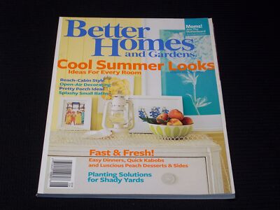 2010 AUGUST BETTER HOMES & GARDENS MAGAZINE - COOL SUMMER LOOKS COVER - E 2797-image