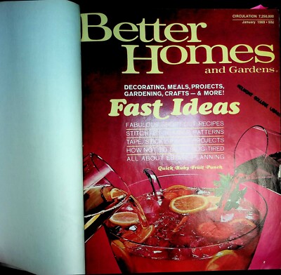Better Homes & Gardens 1969 12 Monthly Issues Bound Vintage Ads! 021920AME4-image