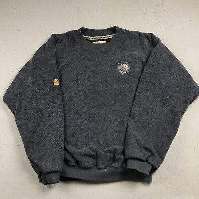 VINTAGE Whistling Straits Golf Sweatshirt Mens Large Gray Gore Wind Stopper 90s-image