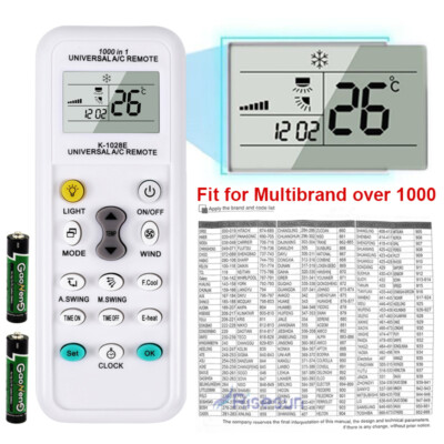 Universal A/C Air Conditioning Remote Control Replace for Multibrand over 1000-image