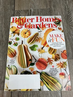 Better Homes & Gardens Magazine Halloween October 2021-image