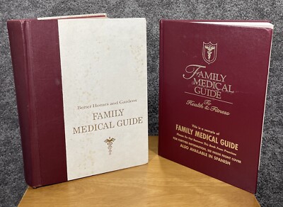 Better Homes & Gardens Family Medical Guide and Sample Book Hardcover Vtg Set-image