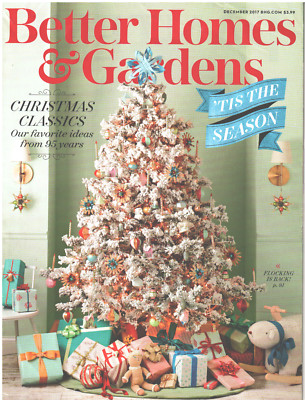 BETTER HOMES & GARDENS Magazine December 2017 Christmas Classics Favorite Ideas-image