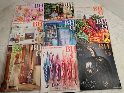 Better Homes & Gardens Magazine 2024 Lot of 9 -- Pam Anderson -- All But Dec-image