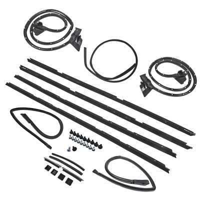 For any 1978 - 1987 Chevrolet El Camino Complete Door Tailgate Seal Kit 17 pcs-image