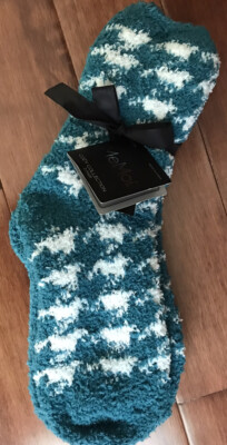 Women’s MeMoi Cozy And Soft Sock One Size - 2 Pairs  Ocean Depth/Green New-image