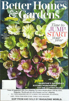 Better Homes & Gardens Magazine, Time to Jump Start Your Year *  Jan / Feb, 2022-image