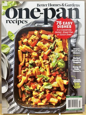 One-Pan Recipes ~ Better Homes & Gardens Magazine 2025 ~  75 Easy Dishes-image