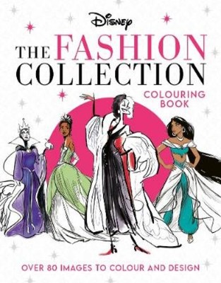 Disney The Fashion Collection Colouring Book (Paperback) (UK IMPORT)-image