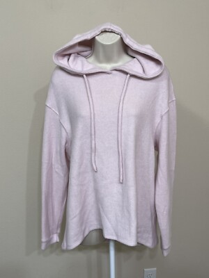 Everleigh Women’s Light Pink Long Sleeve French Terry Cozy Comfort Hoodie s M-image