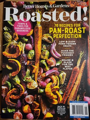 ROASTED! 76 Pan-Roast Recipes, 2024 Better Homes & Gardens Magazine Cookbook-image
