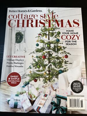 BETTER HOMES & GARDENS MAGAZINE - COTTAGE STYLE CHRISTMAS - Brand New-image