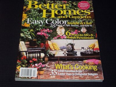 2007 APRIL BETTER HOMES & GARDENS MAGAZINE - EASY COLOR COVER - E 4595-image
