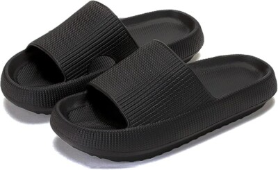 SOLARSUN Cloud Slippers for Women and Men Cozy Pillow Slides Anti-Slip Sandals-image