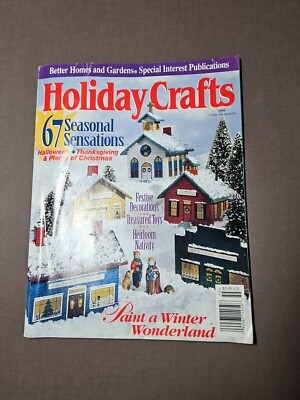 Vintage Better Homes & Gardens Special Interest Publication Holiday Crafts 1995-image