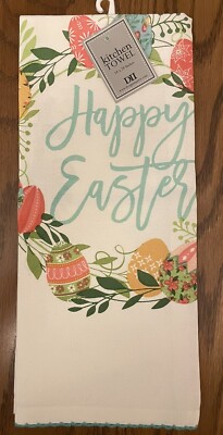 DII Design Imports Easter Kitchen Towel 18”x28” NEW-image