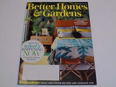 Better Homes Gardens Magazine March 2020 Nature Motifs Daybeds Aromatherapy Now-image