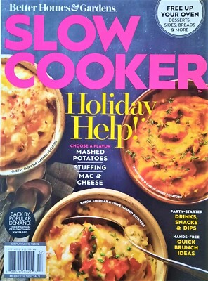 BETTER HOMES & GARDENS MAGAZINE | 2022 | SLOWCOOKER - HOLIDAY HELP-image