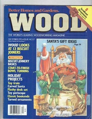 Better Homes and Gardens Wood Back Issue Magazine December 1992 Issue 57-image