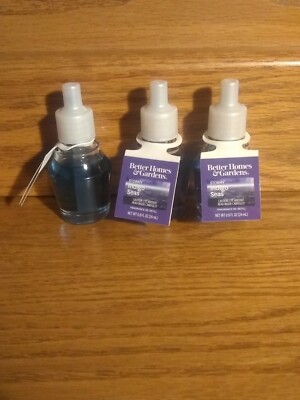 3 Better Homes & Gardens STORMY INDIGO SEAS Fragrance Oil Refill -image