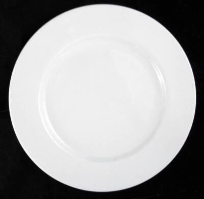 Pier 1 Essentials Classic Dinner Plate Solid White Design-image