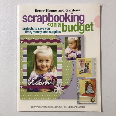 Better Homes and Gardens SCRAPBOOKING ON A BUDGET (Paperback)-image