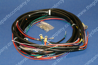 Harley Davidson 70320-73 1973-77 FLH Complete Wiring Harness-image