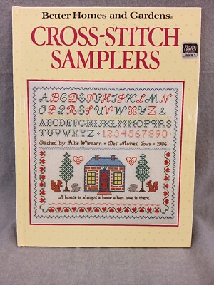 Better Homes and Gardens Cross-Stitch Samplers instruction pattern Hard Cover-image