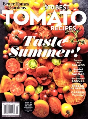 100 Best Tomato Recipes: Better Homes & Garden Magazine- BRAND NEW-image