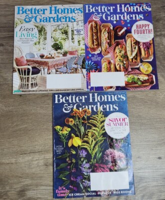 Better Homes & Gardens Magazines June July August 2019 Summer 4th of July-image