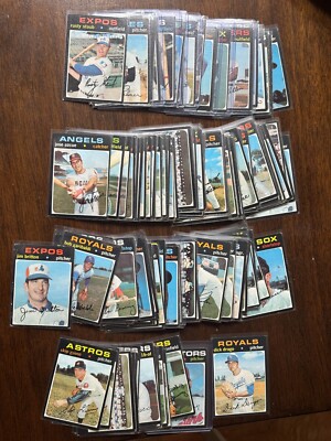 1971 Topps Baseball Cards Complete Your Set U-Pick #547-752 HIGH NUMBERS #-image