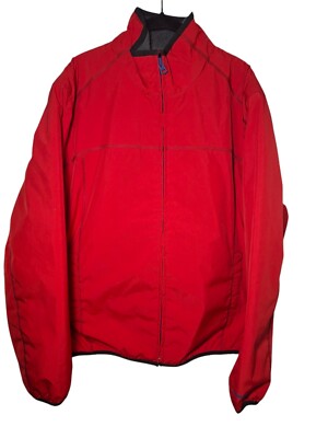 Vintage Tommy Hilfiger Jacket Zip Up Men’s Size Large Red-image
