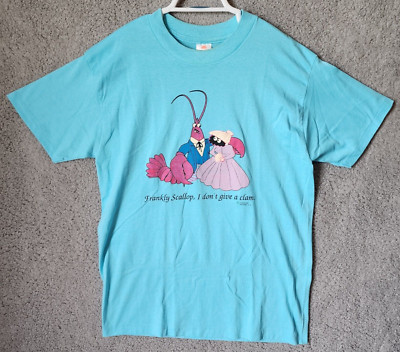 VTG Blue Single Stitch 