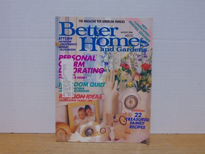 Better Homes And Gardens Magazine Volume 66 Number 8 August 1988-image