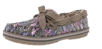 SKECHERS WOMEN'S BOBS TOO COZY- CATS MEOW 114798/TPMT SLIP-ON SLIPPERS-image