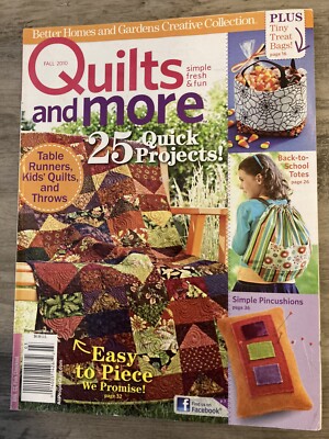 Quilts And More By Better Homes And Garden Creative Collection .  Fall 2010-image
