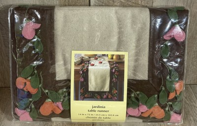 Pier 1 Jardinia Floral Table Runner 14” X 72” NIP-image