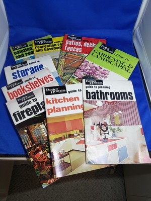 Lot Of 10 Vintage Better Homes & Gardens Guide To booklets BHG 1971 1972 1973-image