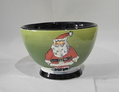 Henriksen Imports Naylor Designs Santa Christmas bowl- 5