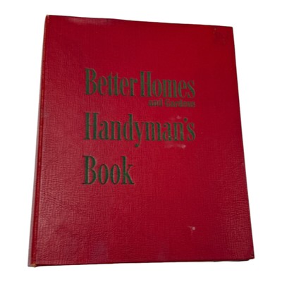 Better Homes & Gardens Handyman's Book HC Binder Loose Leaf 1951 Vintage USA-image