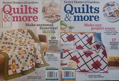 Quilts & More Better Homes & Garden Magazine Set Of 2-image