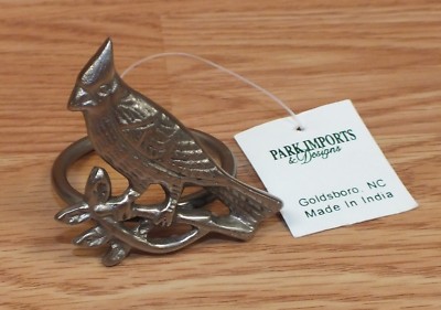 Replacement Park Imports & Designs (965-75S) Pewter Cardinal Napkin Ring Holder -image