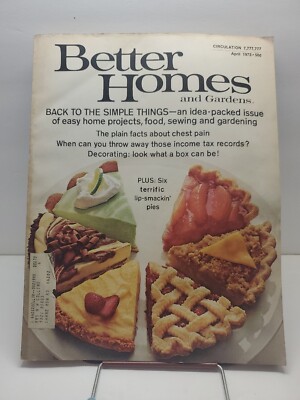 Better Homes And Gardens Apr 1973 Back To The Simple Things-image