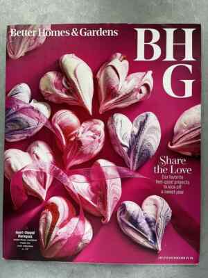 Better Homes & Gardens Magazine Valentines Love January February 2023-image