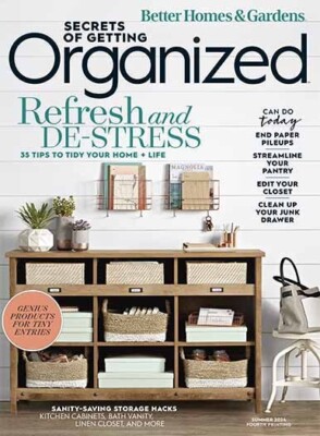 Secrets To Getting Organized- Better Homes & Gardens Magazine- BRAND NEW-image
