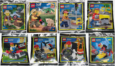Lego City Themed Minifigure Packs New Factory Sealed - Over 35 Sets You Pick!-image
