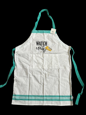 Design Imports DII Watch Me Whip Mixer Baking Cooking Adult Apron NWT-image